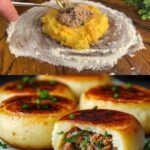 Tuna and Potato Patties with Creamy Garlic-Dill Sauce