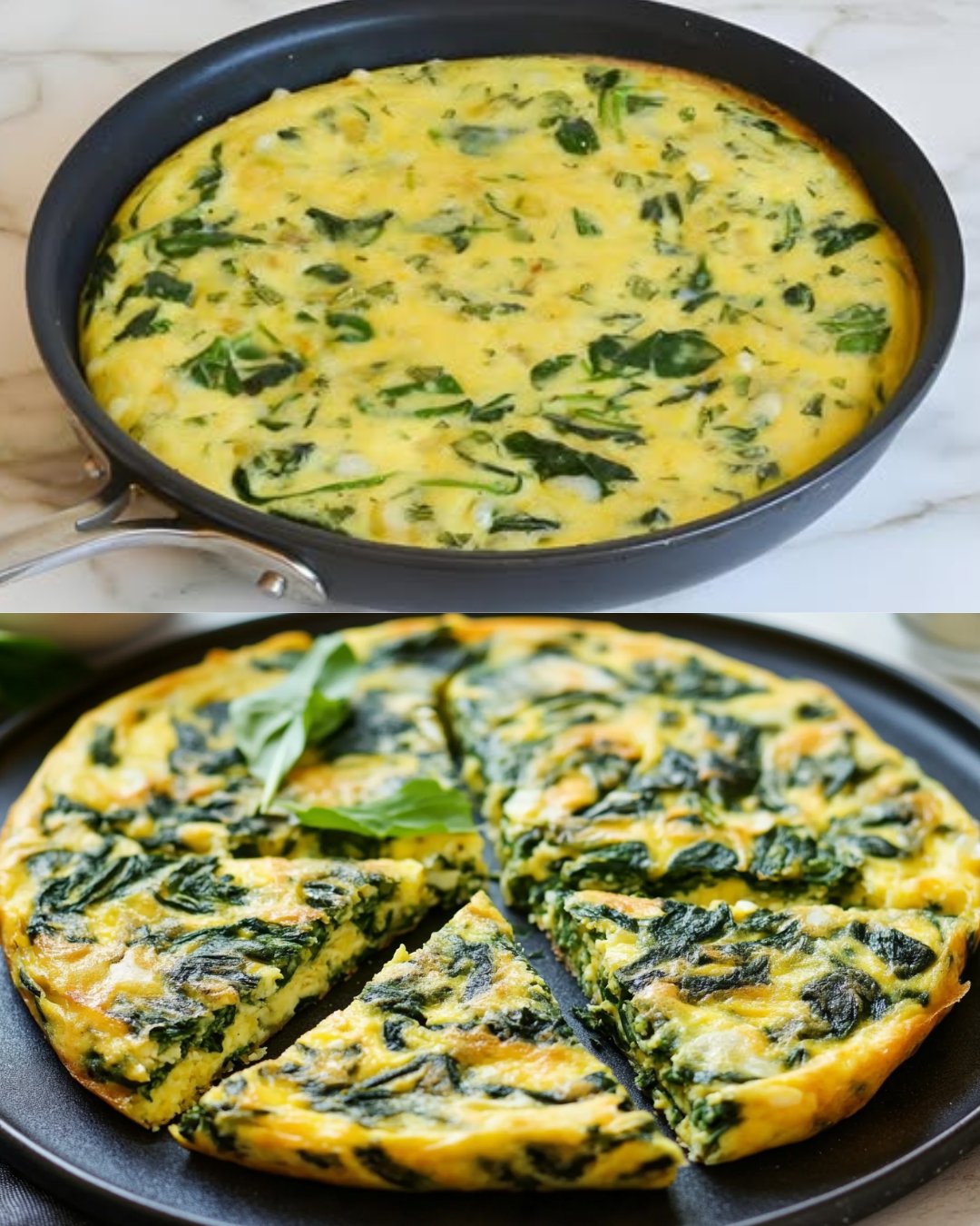 Spinach & Shallot Frittata