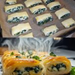 Spinach & Cheese Puff Pastry Parcels