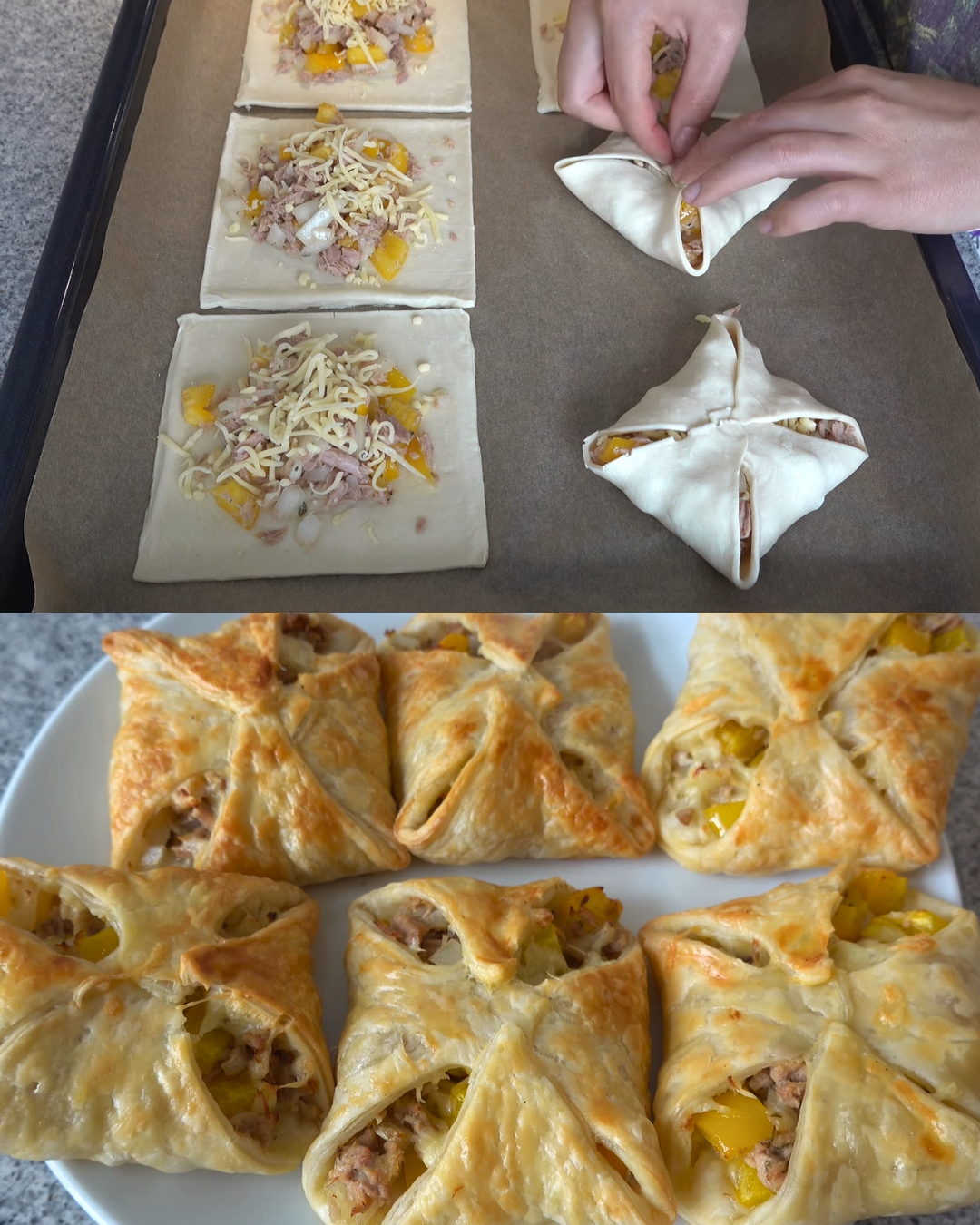 Tuna Puff Pastry Pie: A Savory Delight