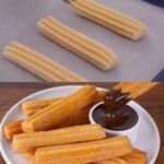 Golden Cinnamon Churros with Classic Chocolate Dipping Sauce