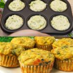 Savory Zucchini-Cheese Oat Muffins