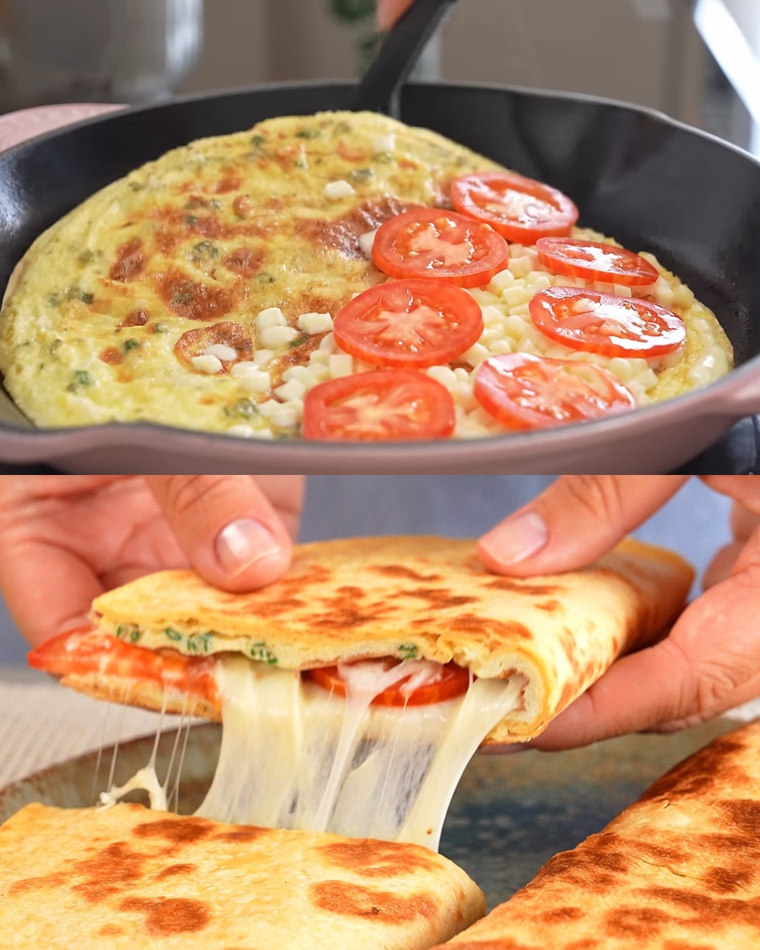 Tomato & Mozzarella Egg Tortilla Wrap