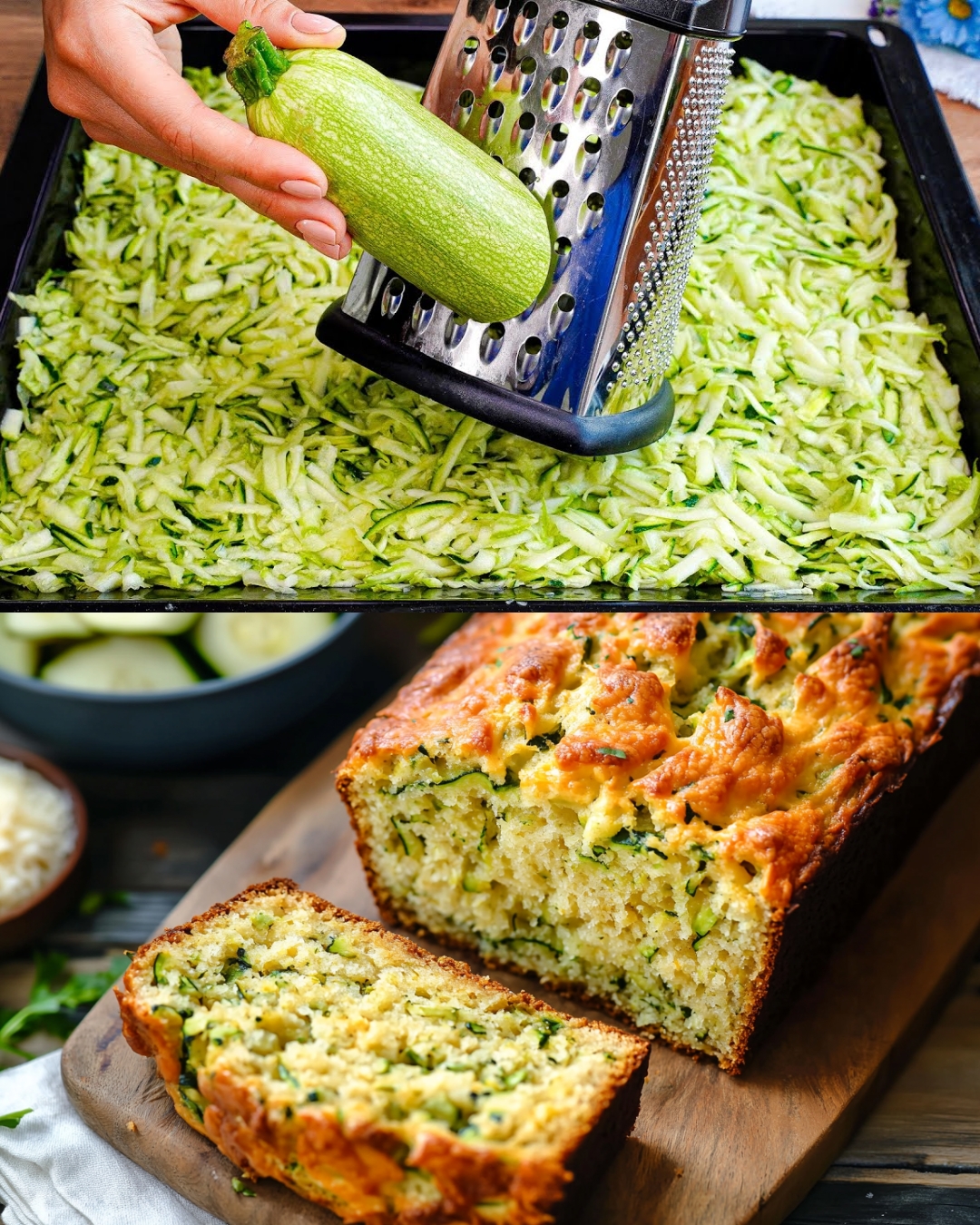 Cheddar Zucchini Loaf