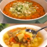 Hearty Cabbage and Chickpea Soup