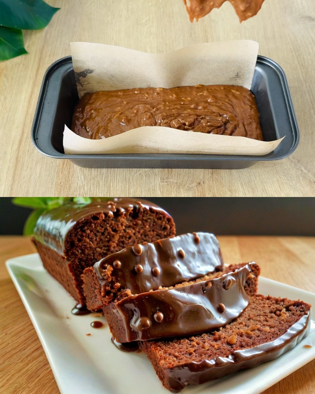 Decadent Chocolate Banana Nut Bread