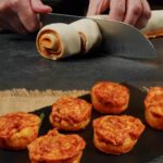 Cheesy Garlic Puff Pastry Swirls
