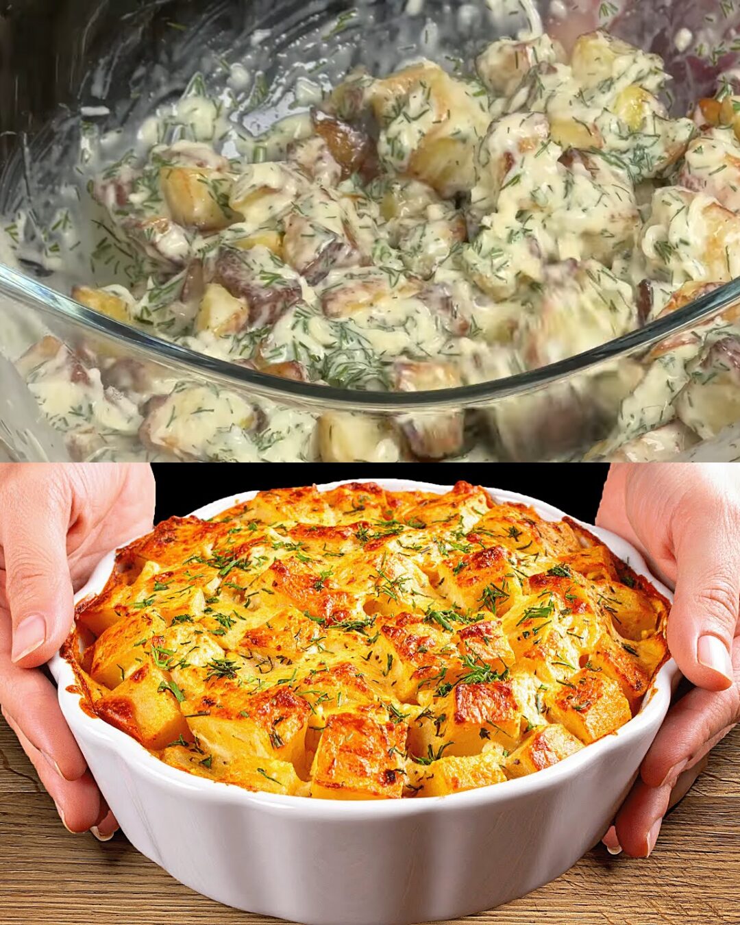 Rustic German Potato & Cabbage Bake