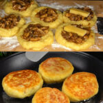 Potato & Mushroom Cheese-Stuffed Patties