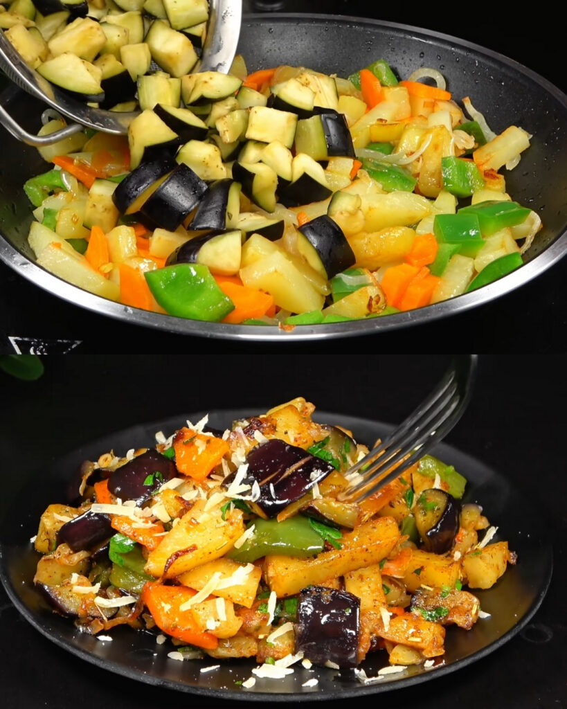 Potato & Eggplant Sauté