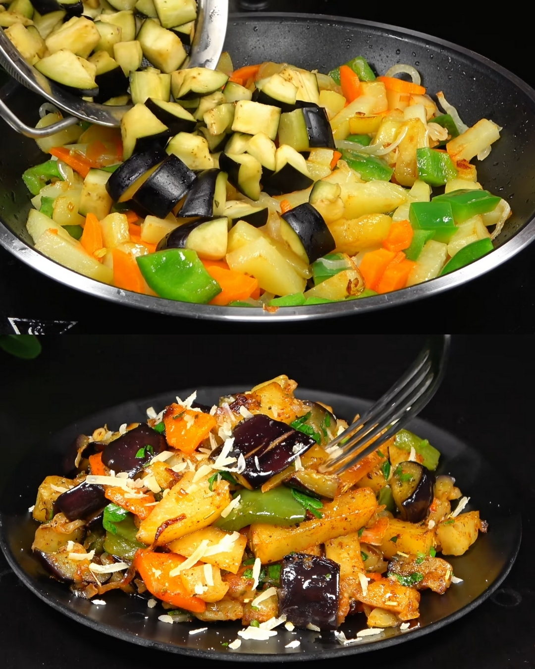 Potato & Eggplant Sauté