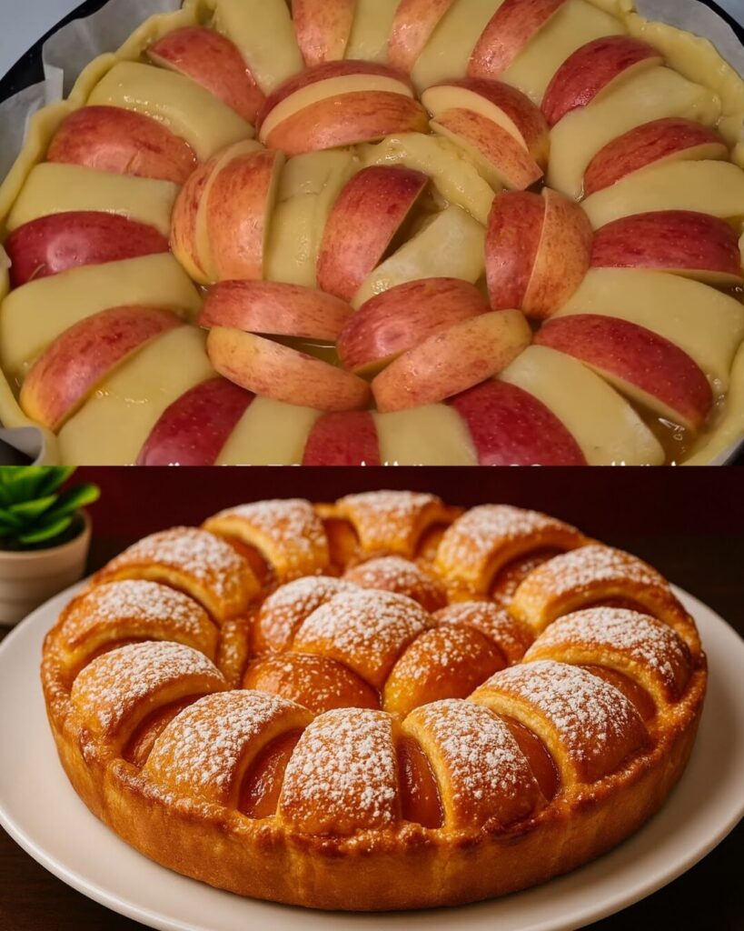 Apple Apricot Jam Layer Cake