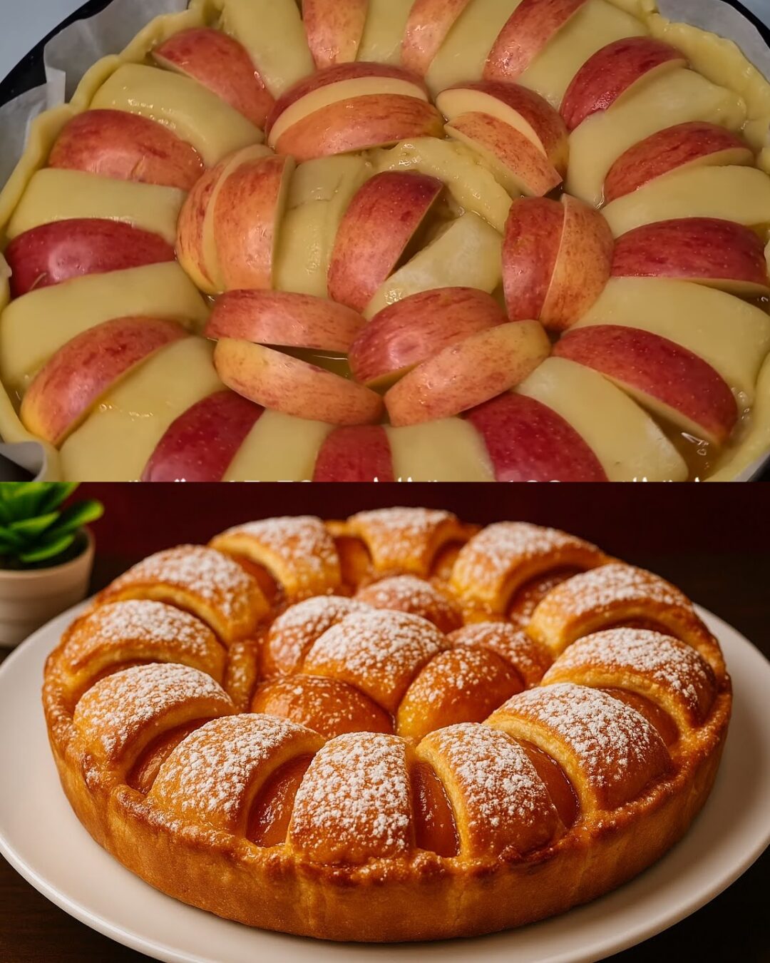 Apple Apricot Jam Layer Cake