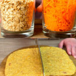 Lemon-Apple Carrot Oatmeal Cake with Creamy Cocoa Yogurt Filling