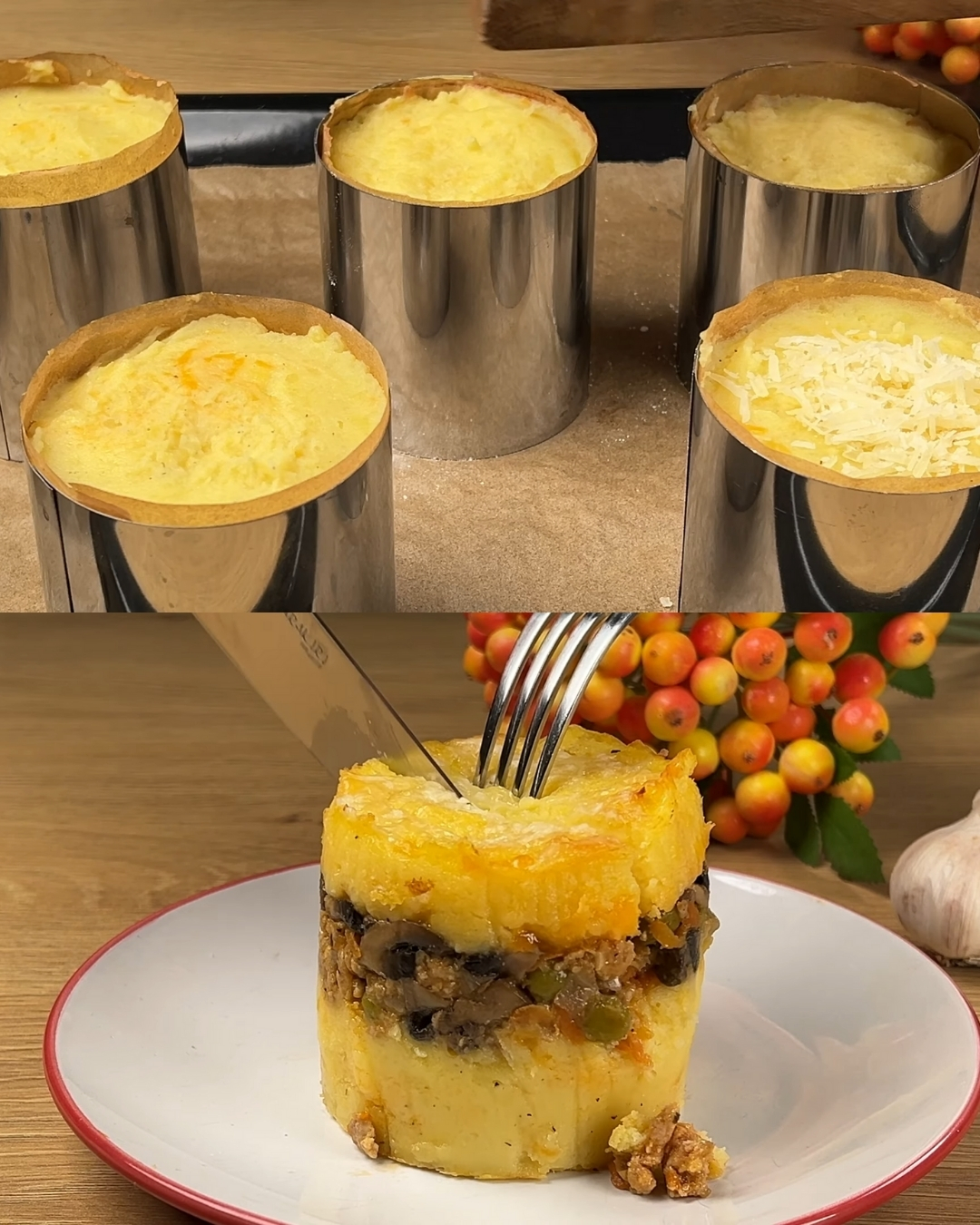 Hearty Shepherd’s Pie with Mushroom & Pea Topping