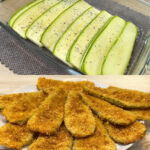 Crispy Zucchini Fritters with Creamy Ricotta–Paprika Dipping Sauce