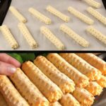 Cottage Cheese Straw Tube Cookies