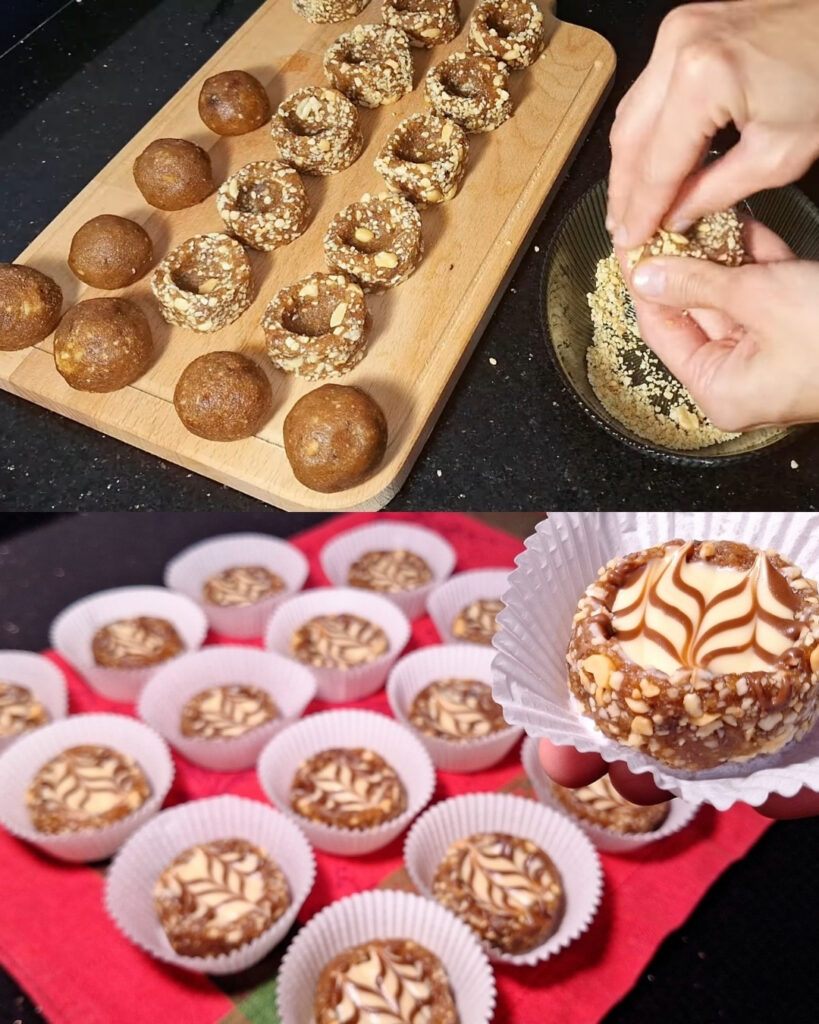 Date & Peanut Chocolate Truffles