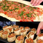 Savory Minced Pork & Vegetable Puff Pastry Pie: A Flaky Delight