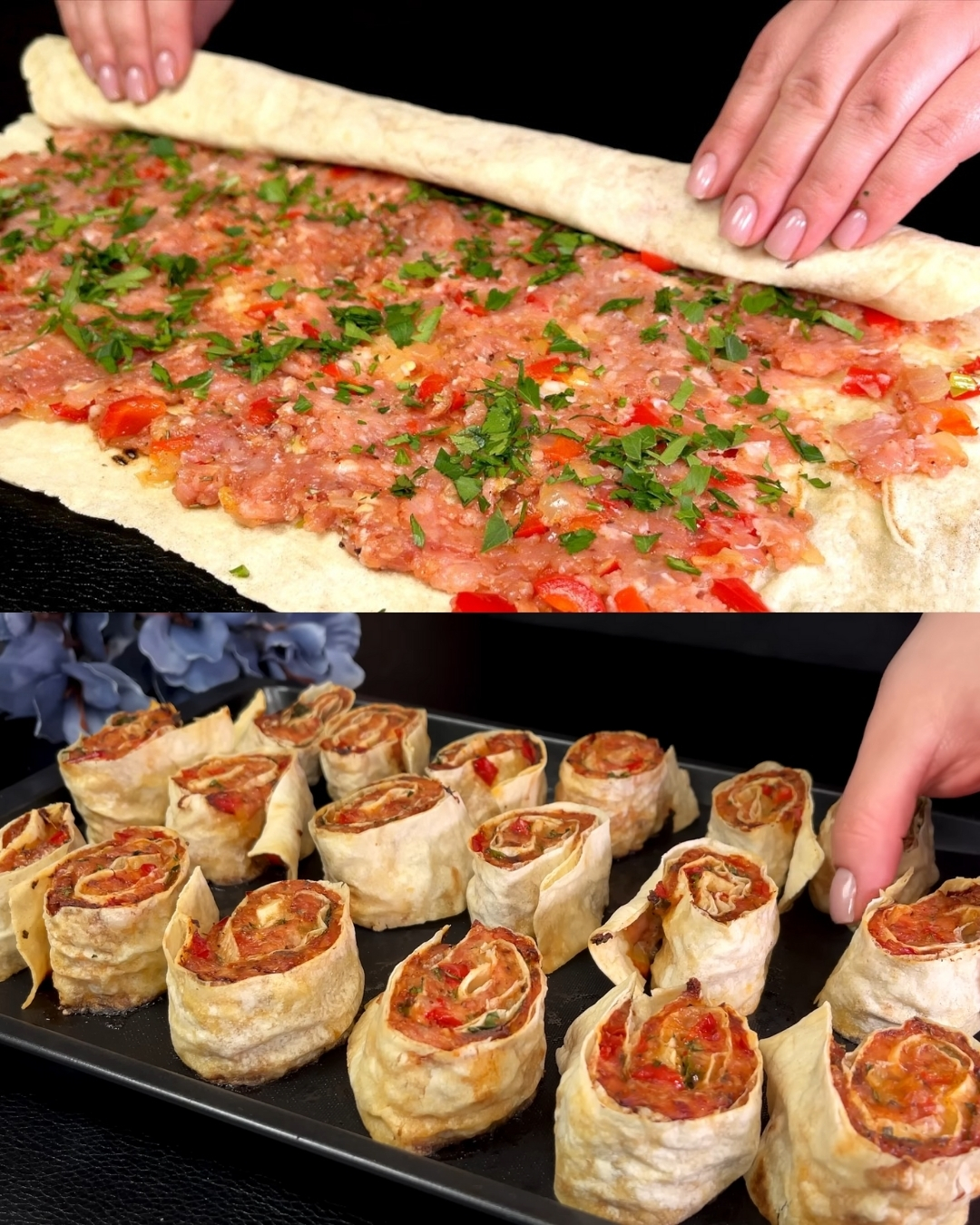 Savory Minced Pork & Vegetable Puff Pastry Pie: A Flaky Delight
