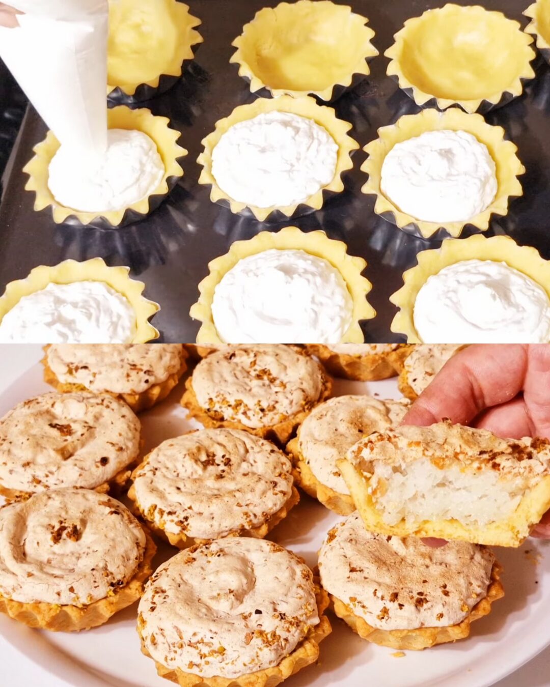 Golden Coconut Meringue Delight