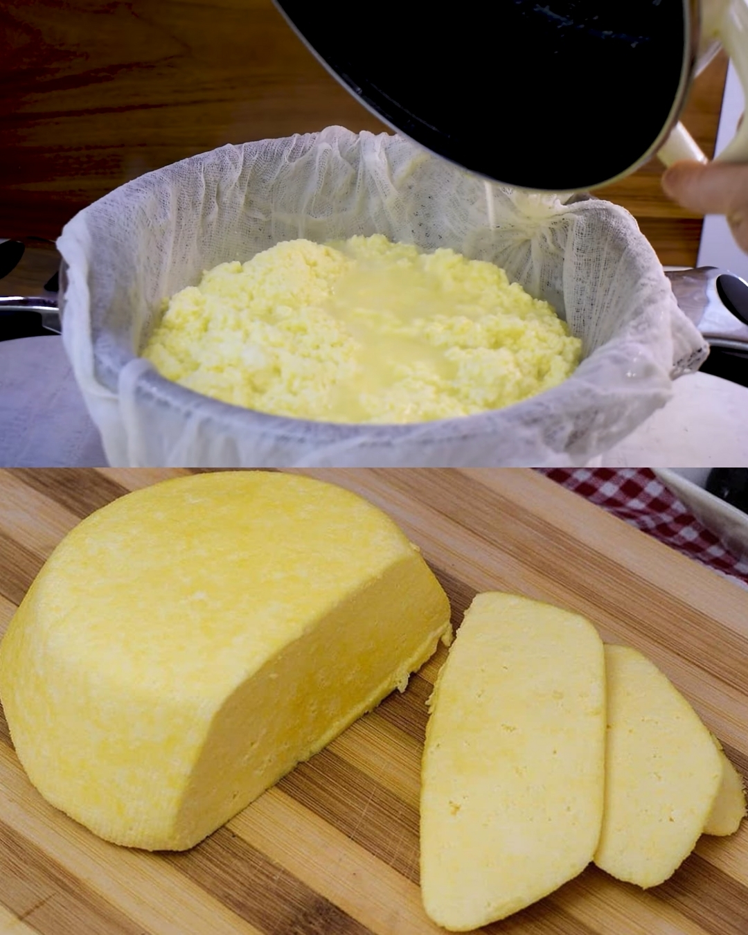 Homemade Egg-Coagulated Cheese