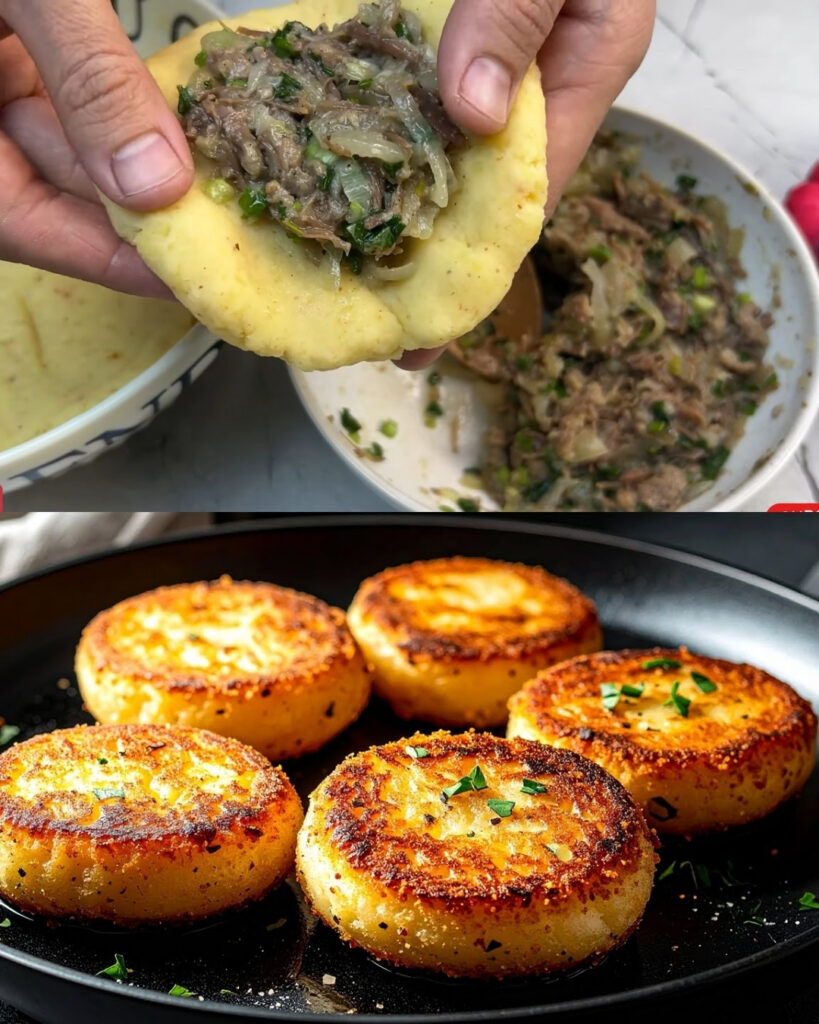 Crispy Tuna & Potato Patties with Creamy Herb Sauce