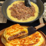 Cheesy Beef & Potato Patties with Zesty Dill Yogurt Sauce