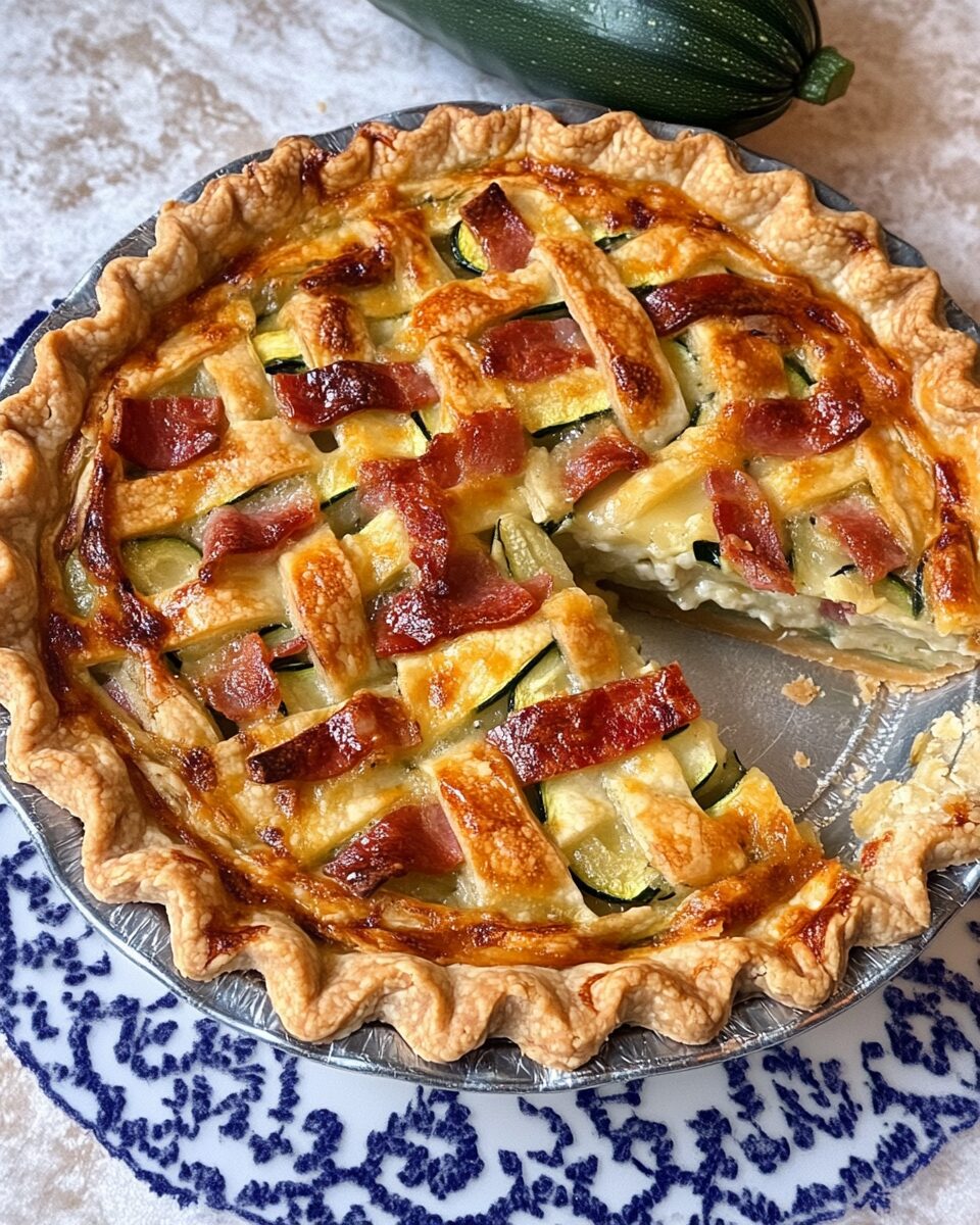 Bacon Zucchini Pie