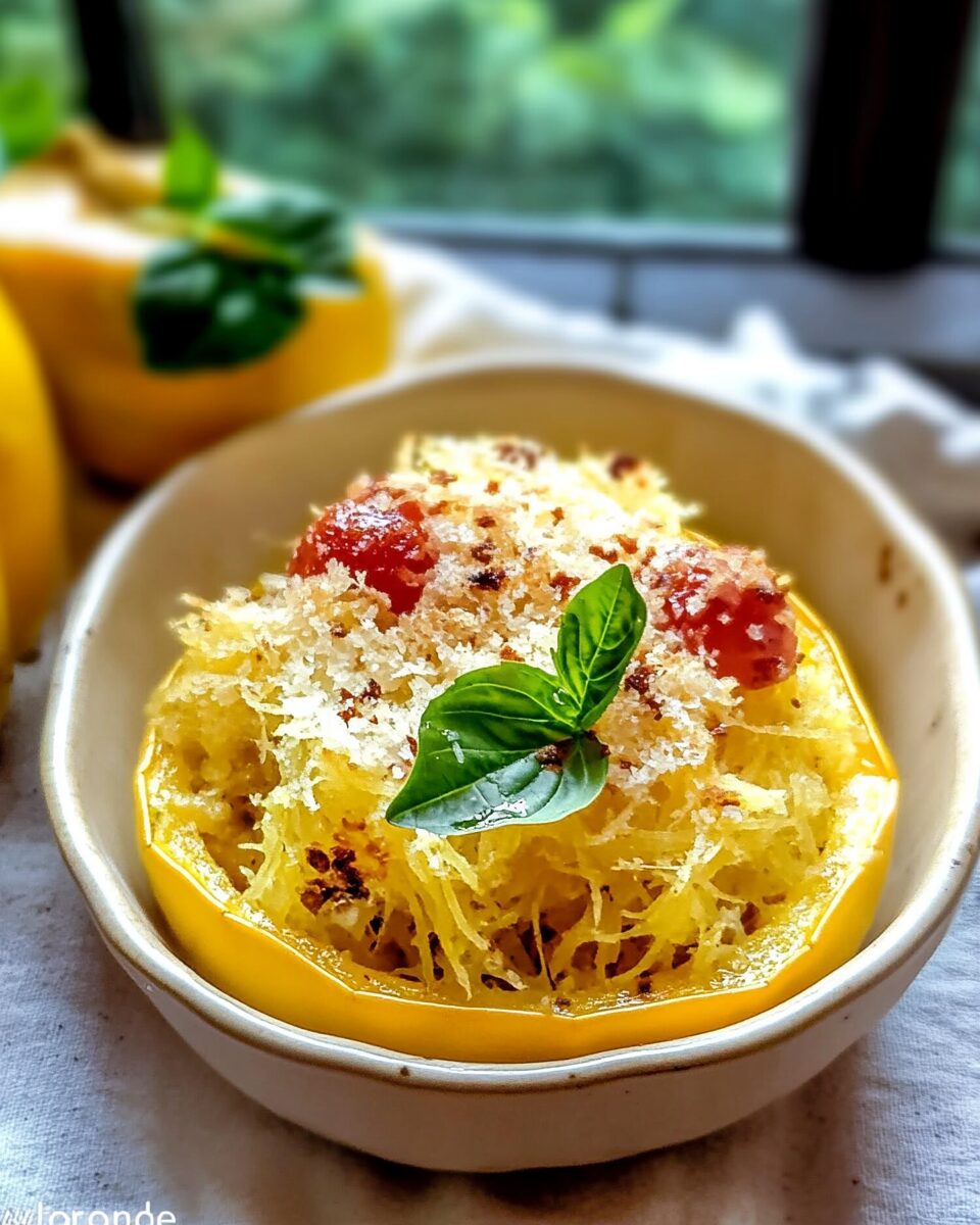 Boursin Baked Spaghetti Squash