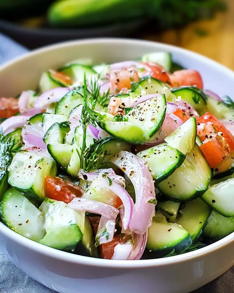Creamy Cucumber Salad