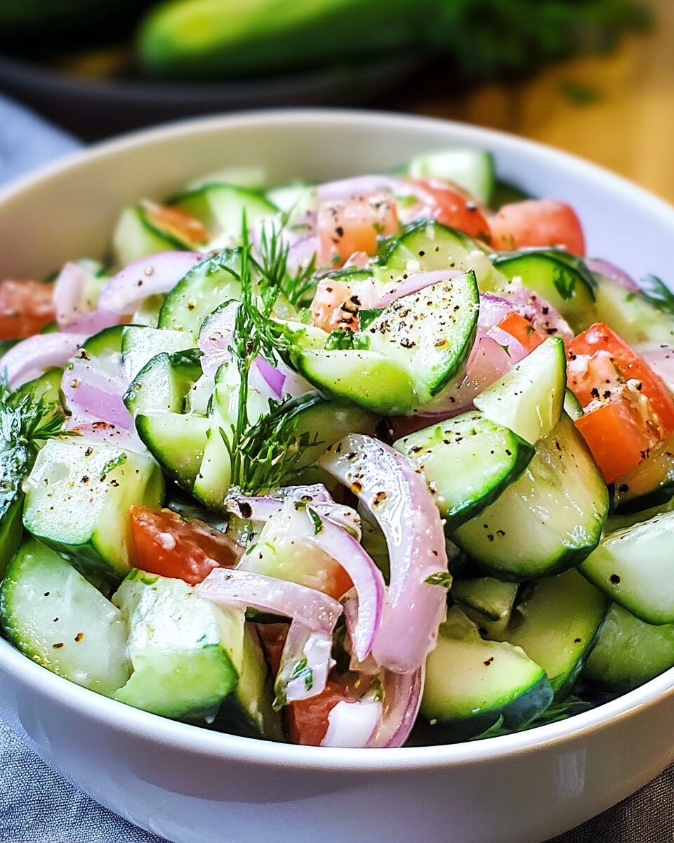 Creamy Cucumber Salad