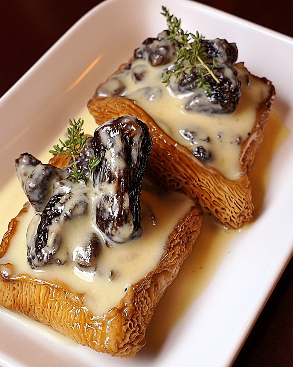 Sautéed Morels in Cream Sauce