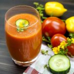Spicy Tomato Cucumber Smoothie