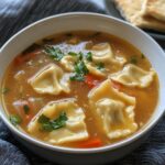 Super Easy Dumpling Soup