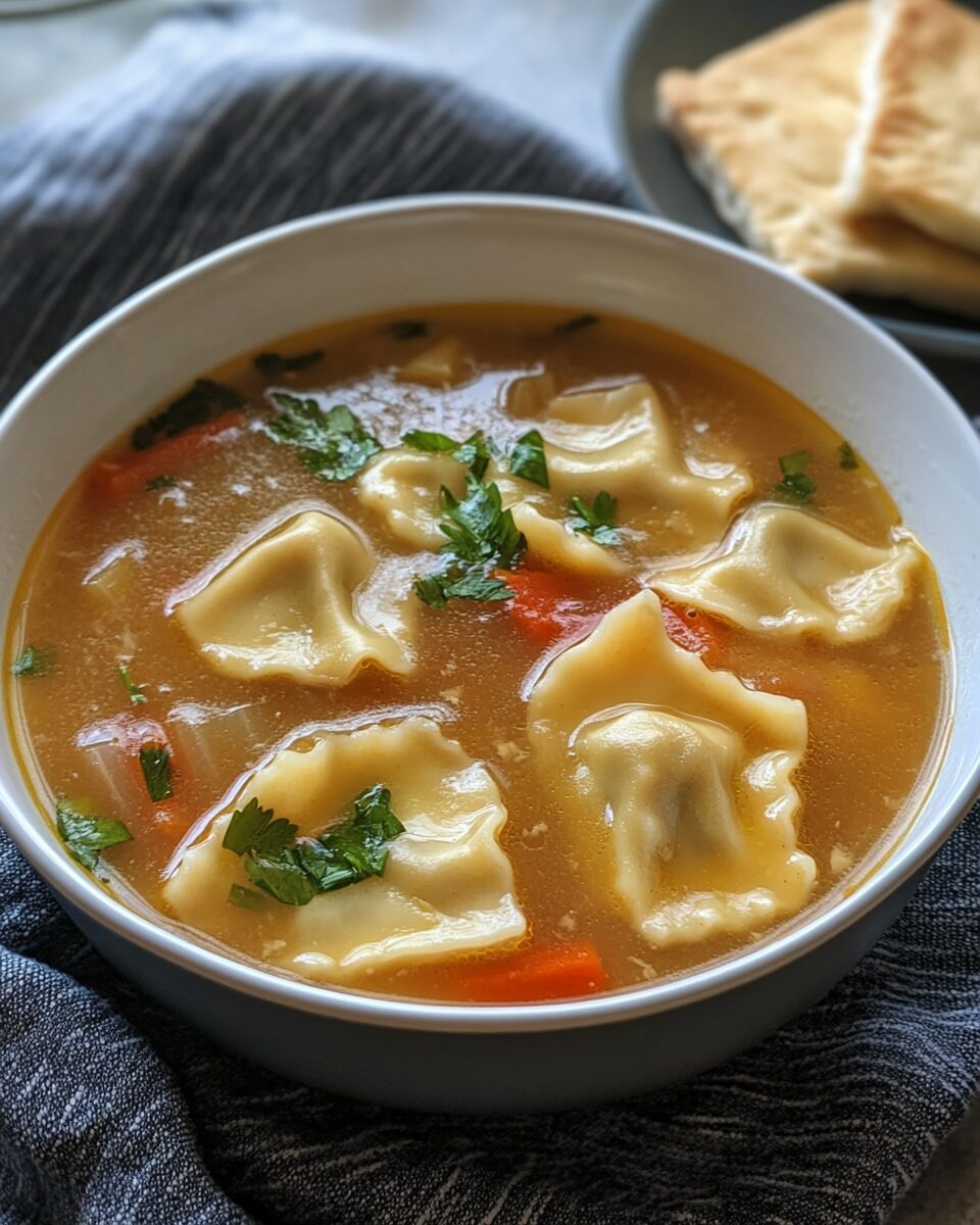 Super Easy Dumpling Soup