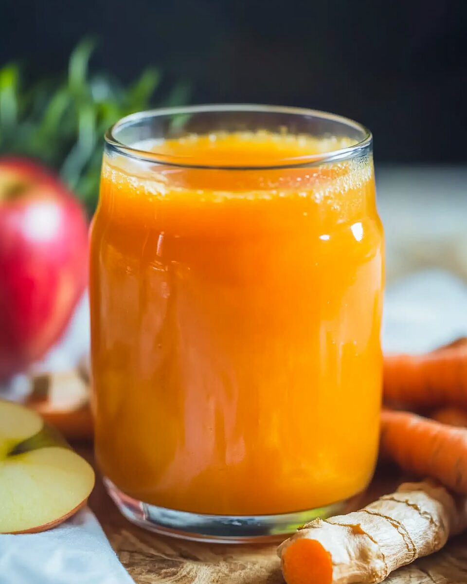 Carrot Ginger Apple Juice