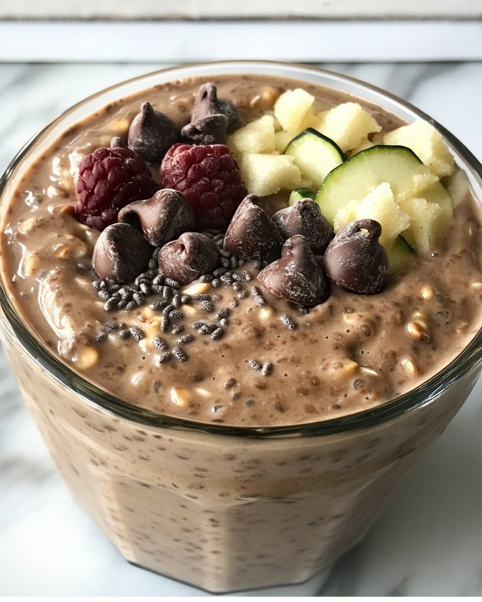 Chocolate Zucchini Bread Chia Protein Pudding