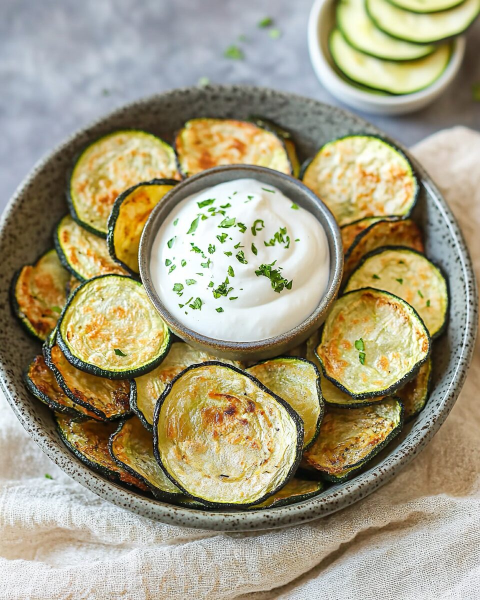 Low-Carb Crispy Zucchini Chips