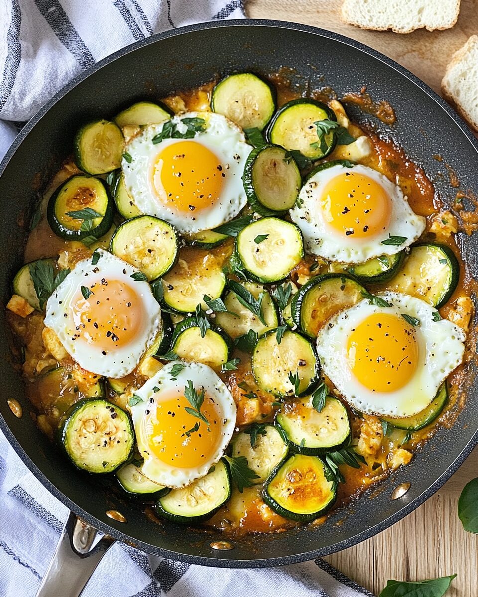 One-Pan Zucchini and Egg Skillet