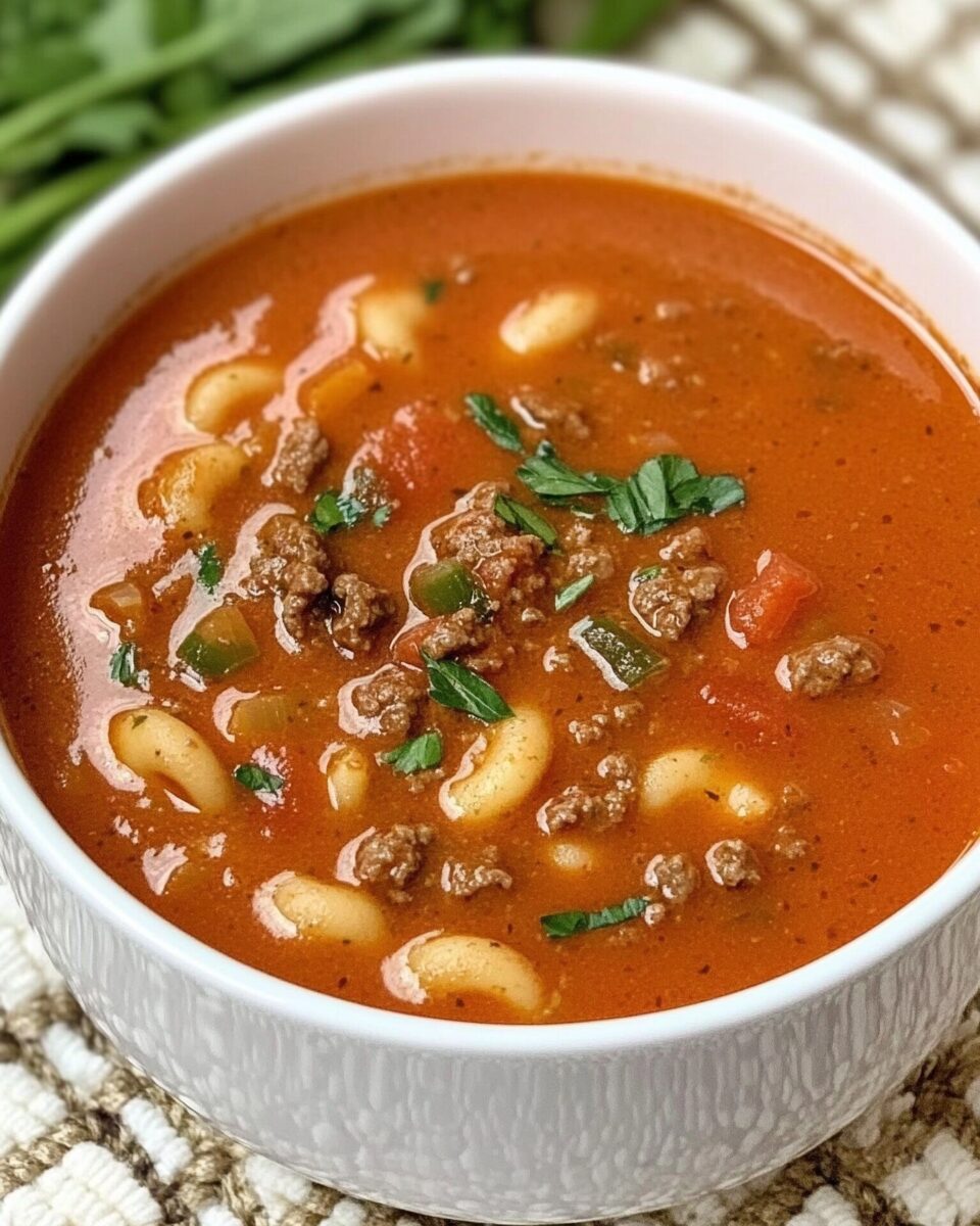 Beefy Tomato Soup