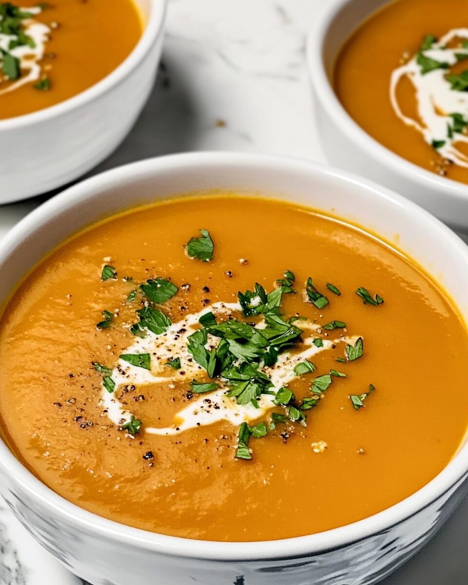 Butternut Squash and Red Pepper Soup
