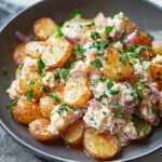 Crispy Smashed Potato Salad