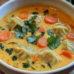 Curry Dumpling Delight Soup