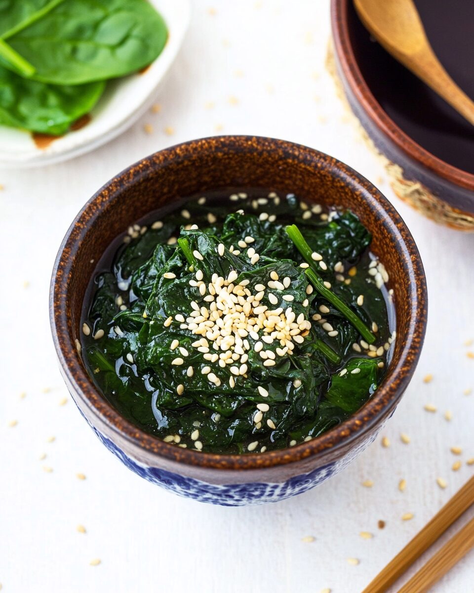 Japanese Spinach Gomae