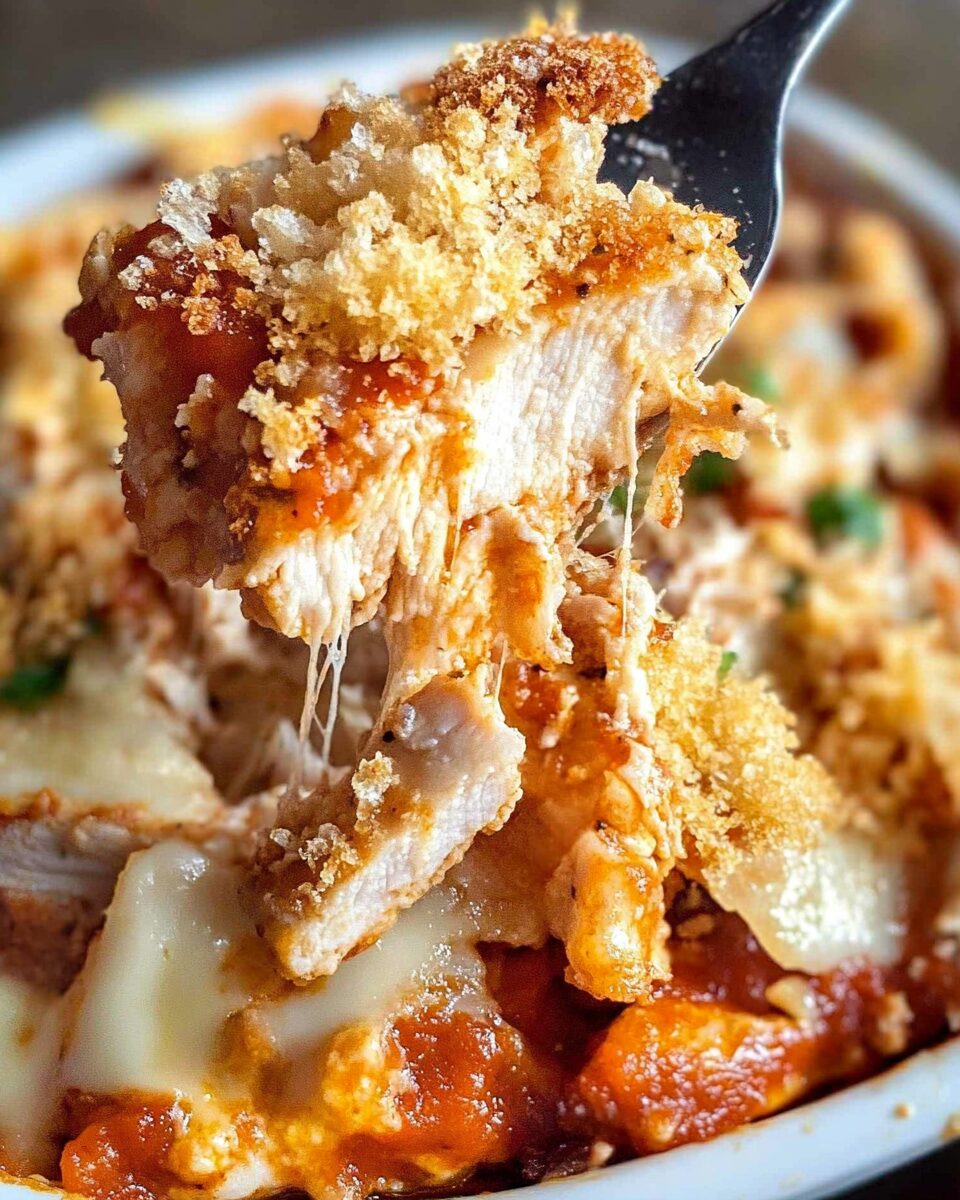 Keto Chicken Parmesan Casserole