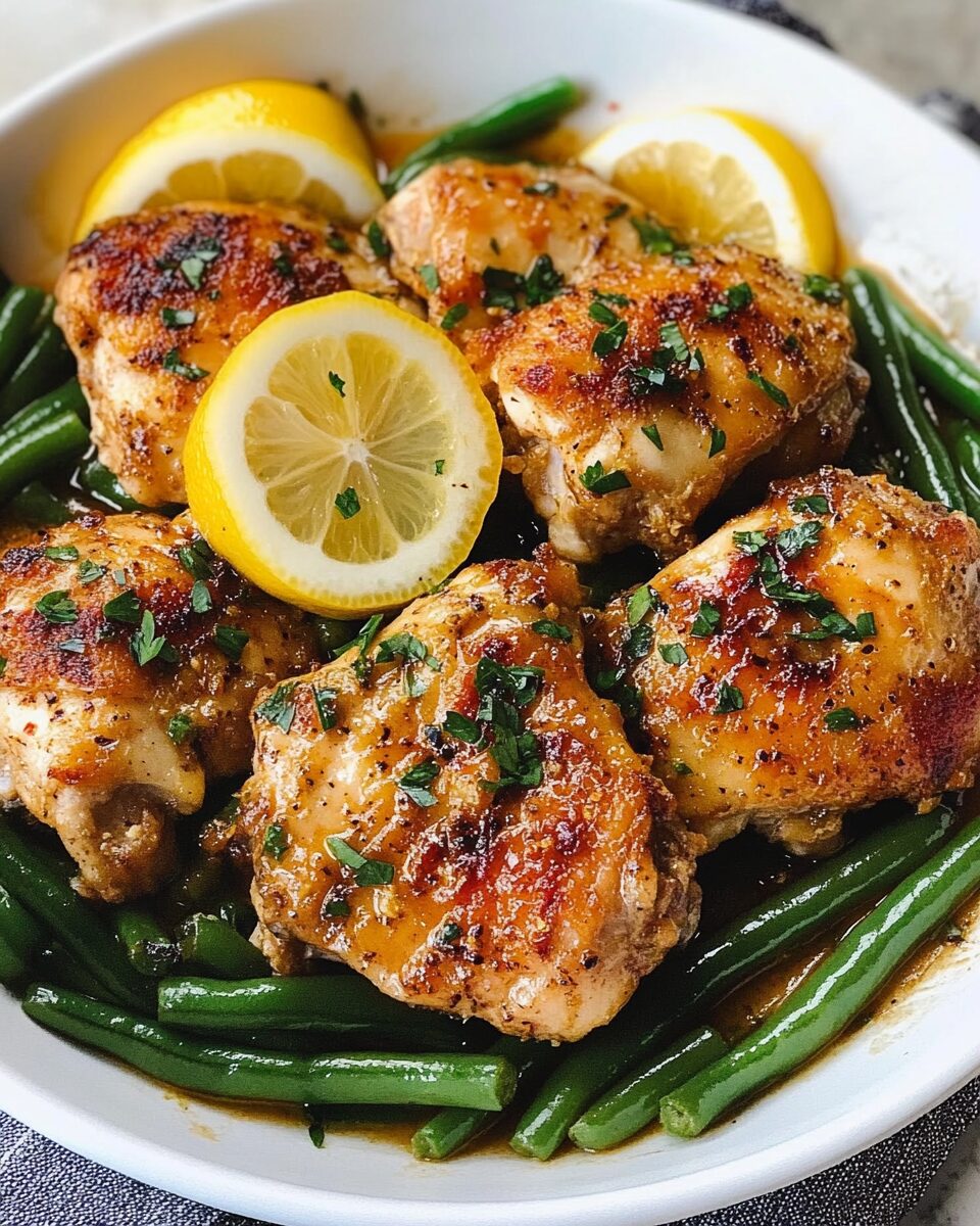 Lemon Garlic Butter Chicken Thighs
