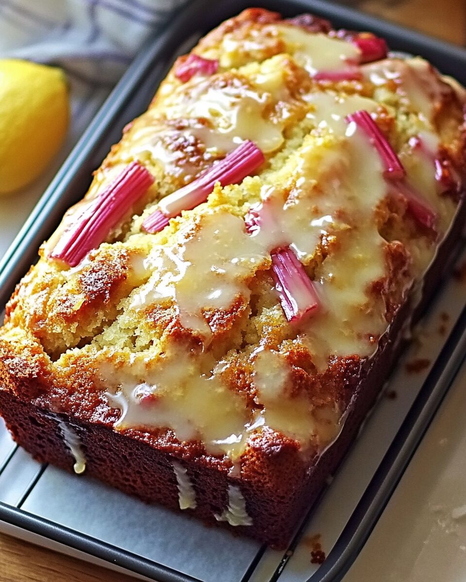 Lemon Rhubarb Loaf