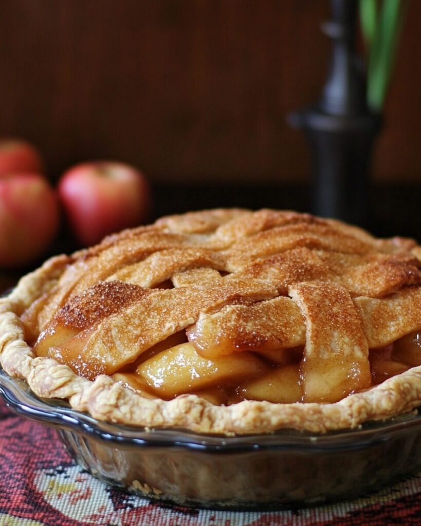 Mile-High Apple Pie finished dish
