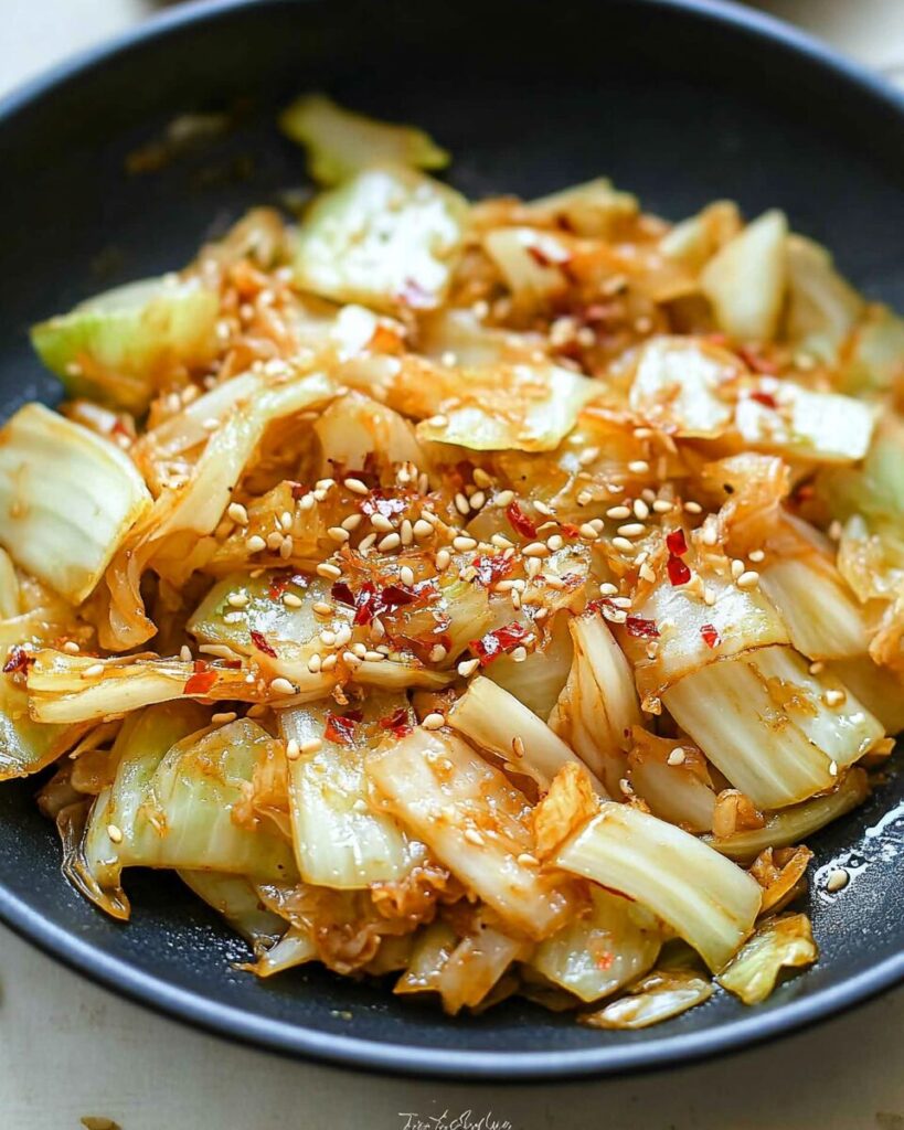 Sautéed Napa Cabbage